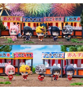 Set Figuras Megahouse Naruto Shippuden Petit Chara Land 10th Anniversary