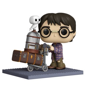 Funko Pop Deluxe Harry Potter Harry Empujando El Carro Con Hedwig 57360