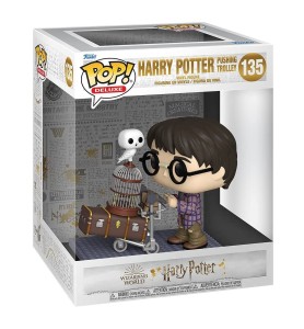 Funko Pop Deluxe Harry Potter Harry Empujando El Carro Con Hedwig 57360