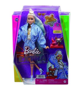 Muñeca Barbie Extra Mattel Conjunto Estampado Bandana