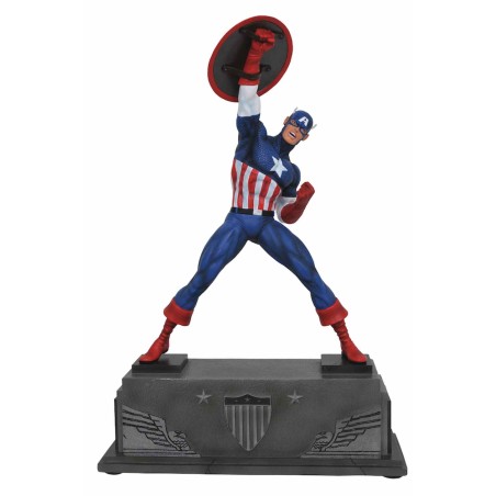 Figura Diamond Collection Marvel Avengers Capitan America Estatua Resina 30 Cm Premier Collection