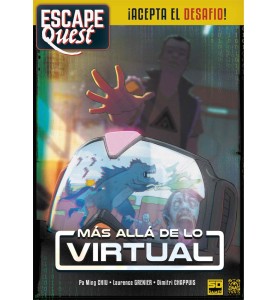 Juego De Mesa Escape Quest 2: Mas Alla De Lo Virtual Formato Libro Pegi 12