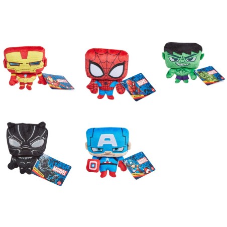 Surtido Peluches Mattel Marvel 20 Cm 16 Unidades