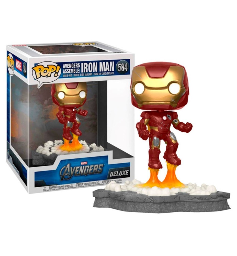 Funko Pop Deluxe Marvel Los Vengadores Iron Man Assemble 45610