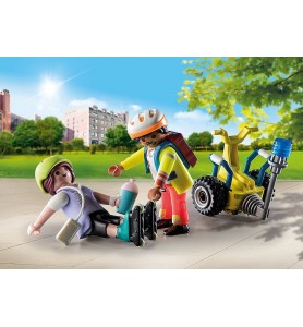 Playmobil Starter Pack Rescate Con Balance Racer