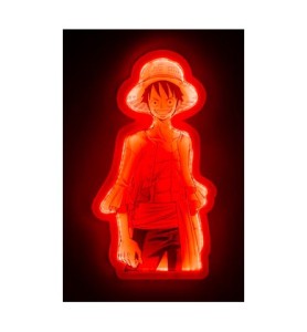 Mural Lámpara Neon Teknofun Madcow Entertainment One Piece Luffy 30 Cm