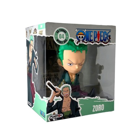 Figura Hucha Plastoy One Piece Zoro New Edition 18 Cm