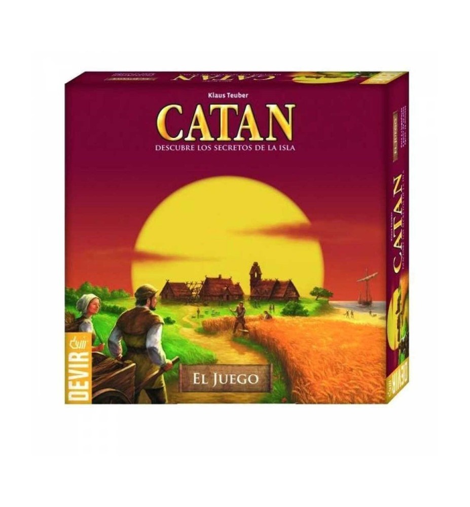 Juego De Mesa Devir Colonos De Catan 4 Jugadores