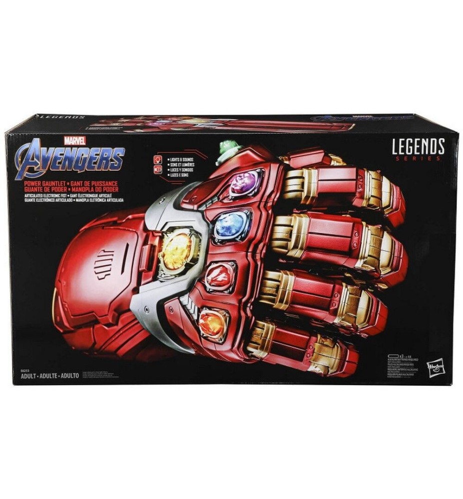 Replica Marvel Guantelete Del Infinito Iron Man Power Con Las Gemas Del Infinito Legends Series