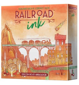 Juego De Mesa Railroad Ink: Edicion Rojo Abrasador Pegi 8