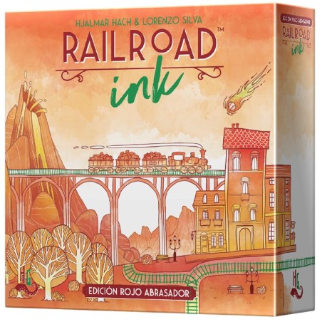 Juego De Mesa Railroad Ink: Edicion Rojo Abrasador Pegi 8