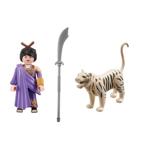 Playmobil Luchadora Asiatica Con Tigre