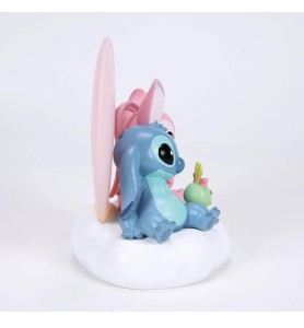 Figura Iluminada Enesco Disney Stitch Y Angel