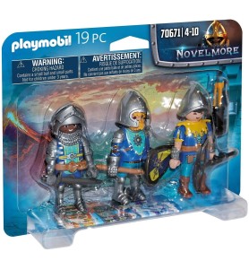 Playmobil Set De 3 Caballeros De Novelmore