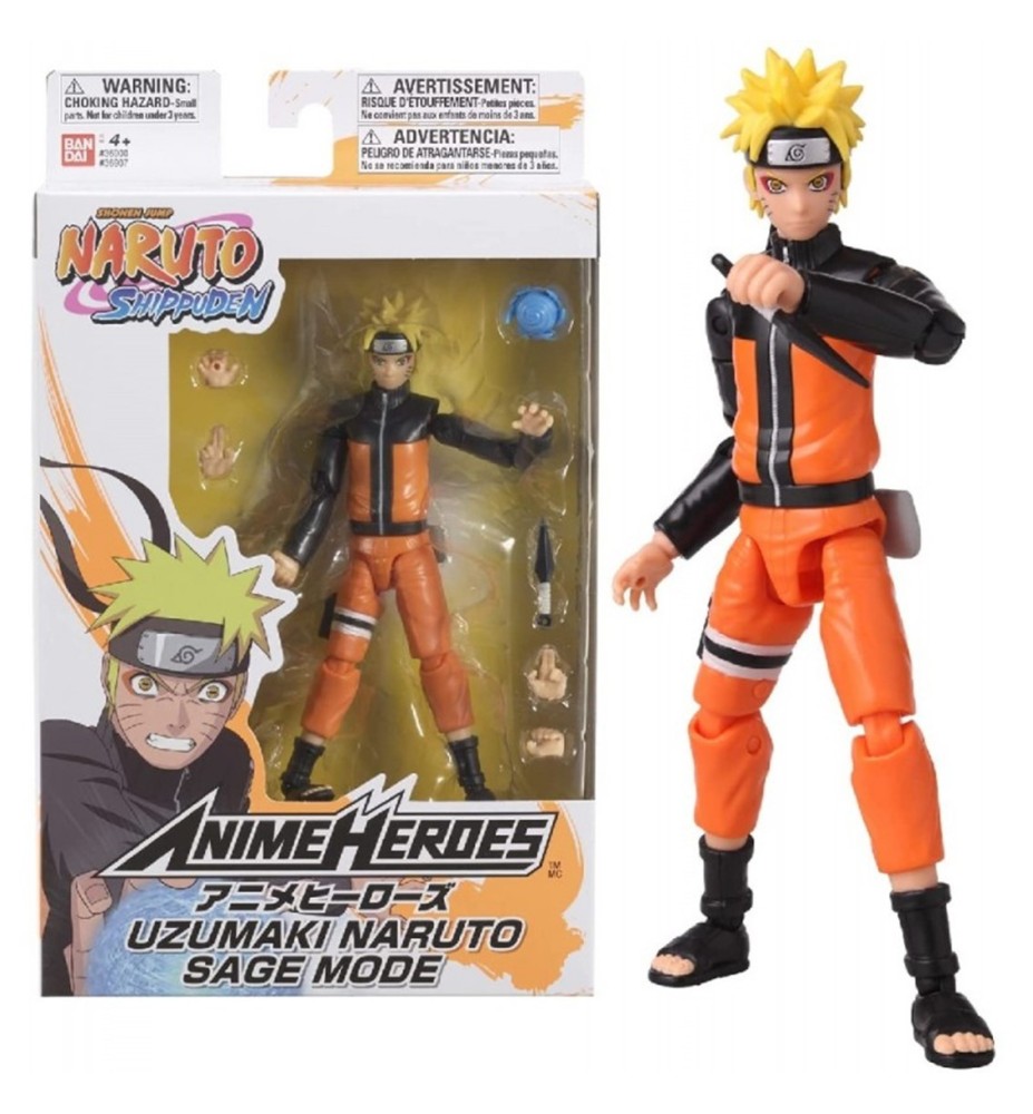 Figura Bandai Anime Heroes Naruto Uzumaki Naruto Sage Mode