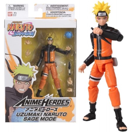 Figura Bandai Anime Heroes Naruto Uzumaki Naruto Sage Mode