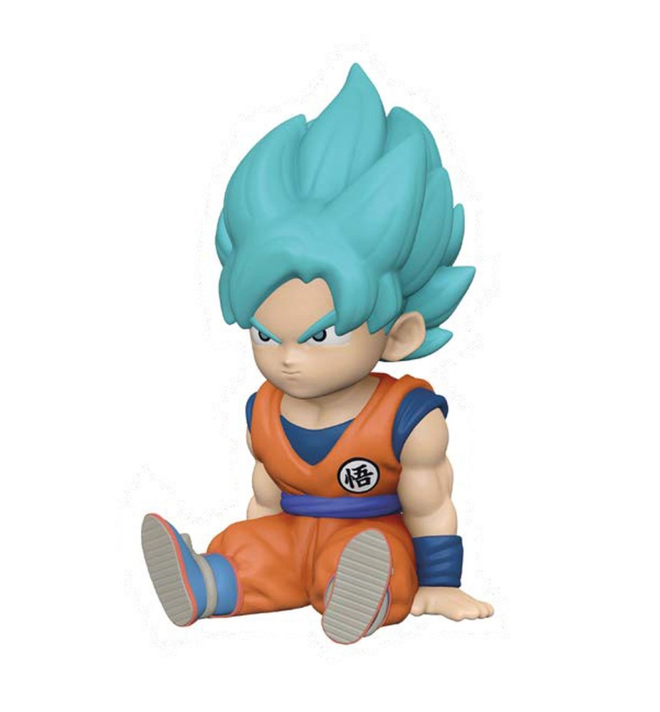 Figura Hucha Plastoy Dragon Ball Super Saiyan Blue Son Goku