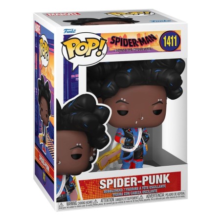 Funko Pop Marvel Spider - Man Across The Spider - Verse Spider - Punk Unmasked