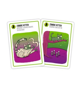 Juego De Mesa Exploding Kittens Zombie Kittens Edad Recomendada 7 Años