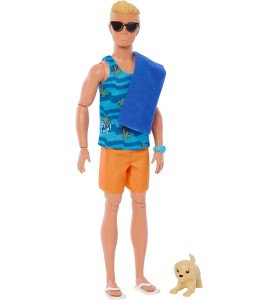 Muñeco Barbie Mattel Ken Tabla De Surf