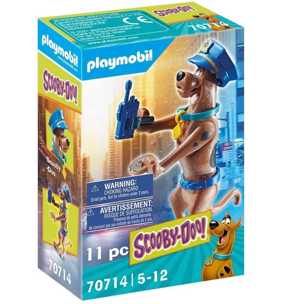 Playmobil Scooby - Doo! Figura Coleccionable Policia