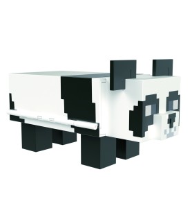 Figura Mattel Minecraft Mob Head Mini Panda Casa De Juegos