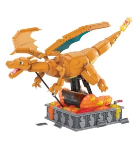 Figura Mattel Mega Construx Motion Pokémon Motion Charizard 1664 Pcs