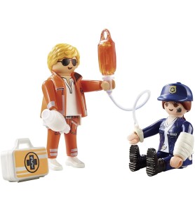 Playmobil Duo Pack Doctor Y Policia