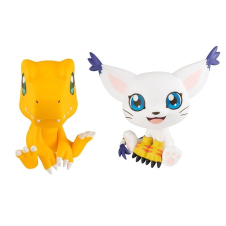 Figuras Megahouse Digimon Lookup Pack Agumon & Tailmon