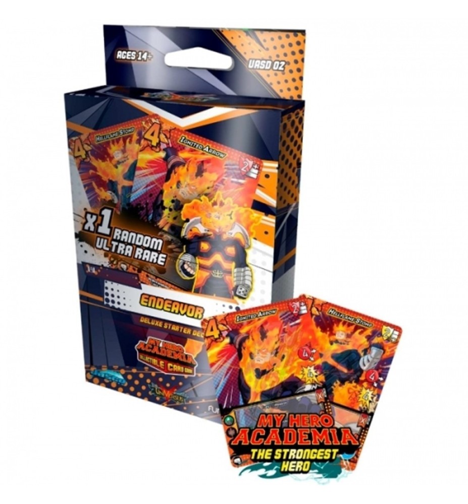 Juego De Cartas My Hero Academia Starter Deck Series 3 Endeavor Deluxe