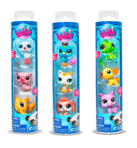 Mascotas Little Pet Shop Pack De 3 Mascotas -  1 Unidad Aleatoria