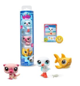 Mascotas Little Pet Shop Pack De 3 Mascotas -  1 Unidad Aleatoria