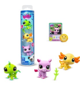 Mascotas Little Pet Shop Pack De 3 Mascotas -  1 Unidad Aleatoria