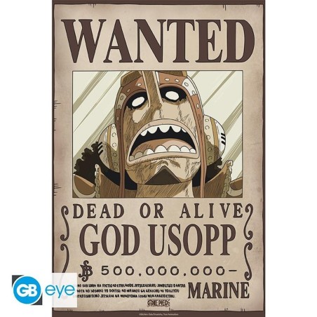 Póster Gb Eye Chibi One Piece Wanted Usopp Wano