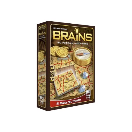 Juego De Mesa Brains Mapa Del Tesoro Pegi 8