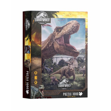 Puzle 1000 Póster Compo Rex Jurassic World