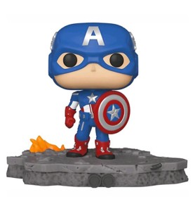 Funko Pop Deluxe Marvel Los Vengadores Avengers Capitan America Assemble 45076