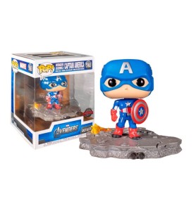 Funko Pop Deluxe Marvel Los Vengadores Avengers Capitan America Assemble 45076