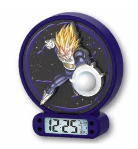 Reloj Despertador Luz Dragon Ball Z Vegeta