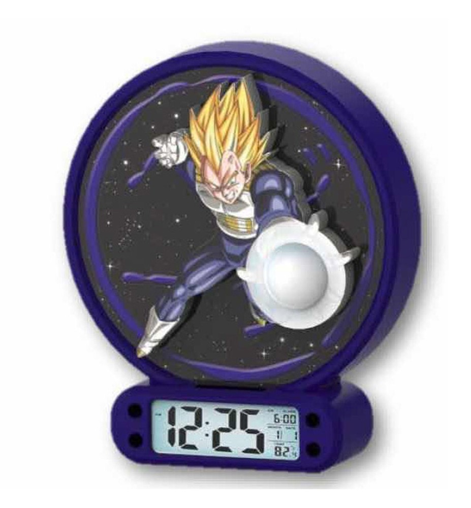 Reloj Despertador Luz Dragon Ball Z Vegeta