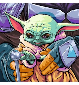 Puzzle Ravensburger The Mandalorian: Baby Yoda 3x49