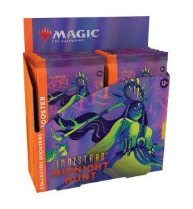 Juego De Cartas Collector Booster Wizards Of The Coast Magic The Gathering Midnight Hunt 12 Sobres Ingles