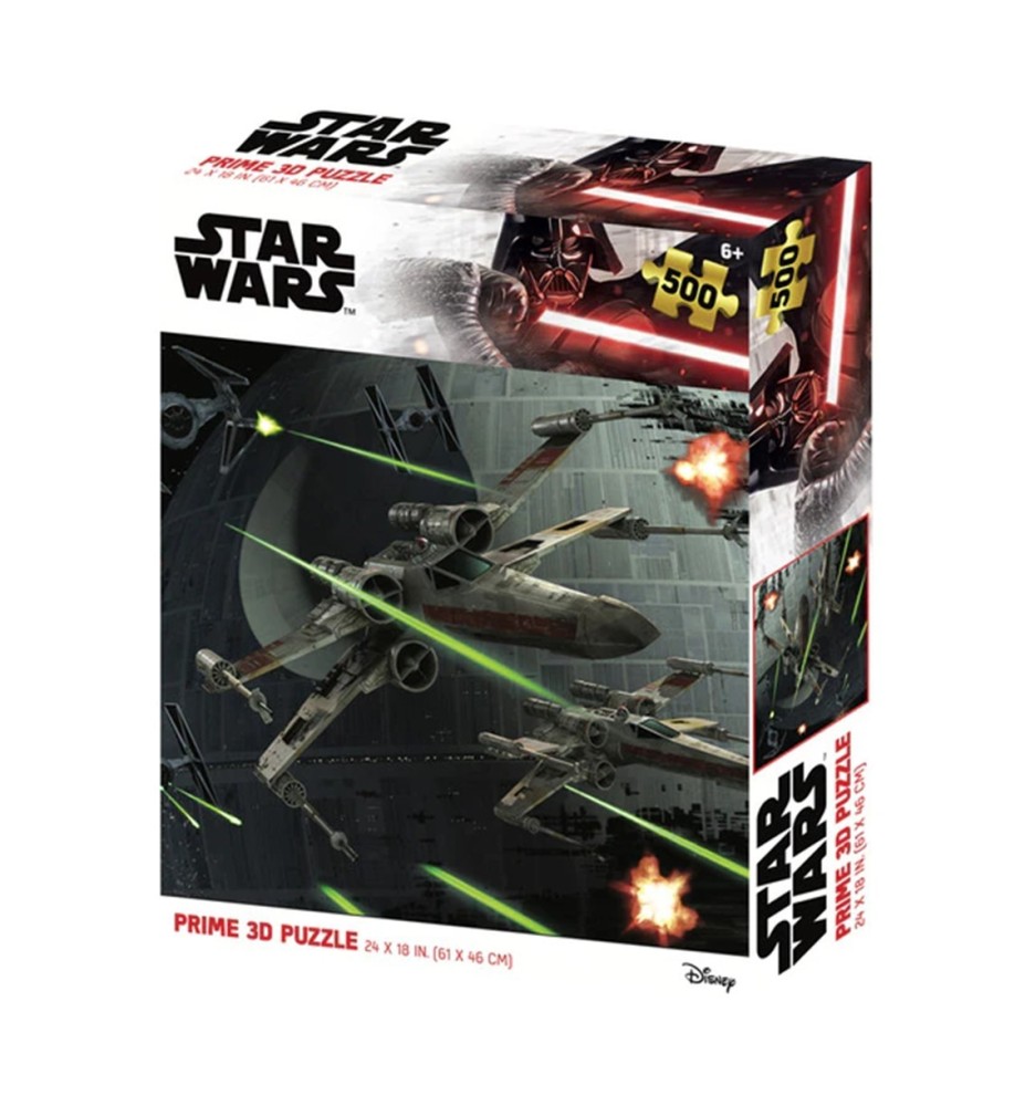 Puzle Lenticular Prime 3d Star Wars Batalla 500 Piezas