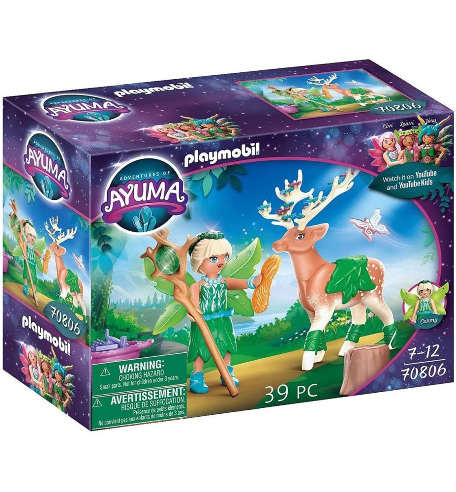 Playmobil Ayuma Forest Fairy Con Animal Del Alma