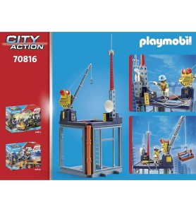 Playmobil  Starter Pack Construccion Con Grua