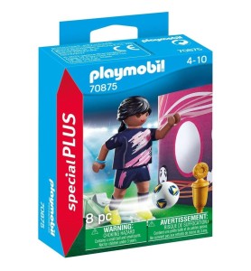 Playmobil Special Plus Futbolista Con Muro De Gol