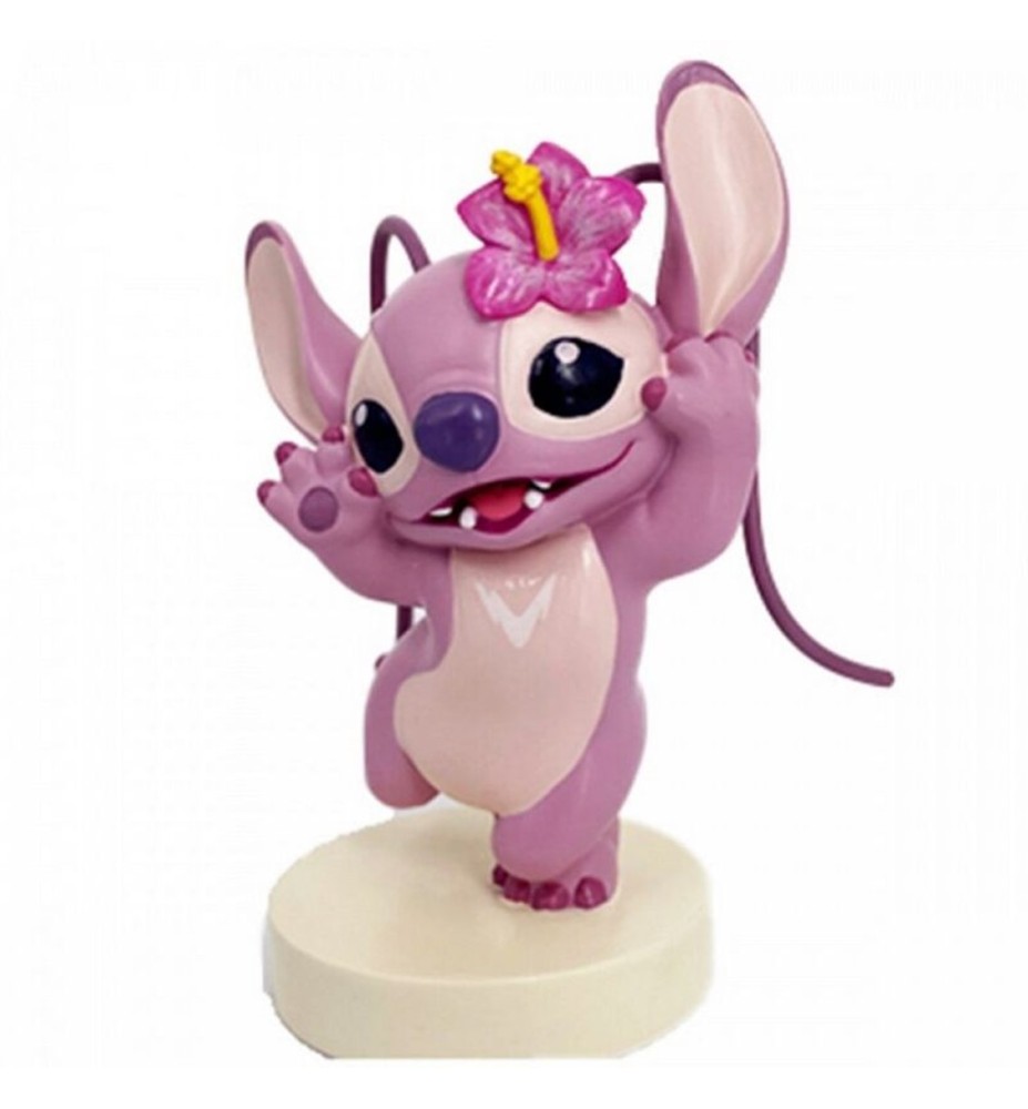 Figura Enesco Disney Lilo Y Stitch -  Angel Con Flor