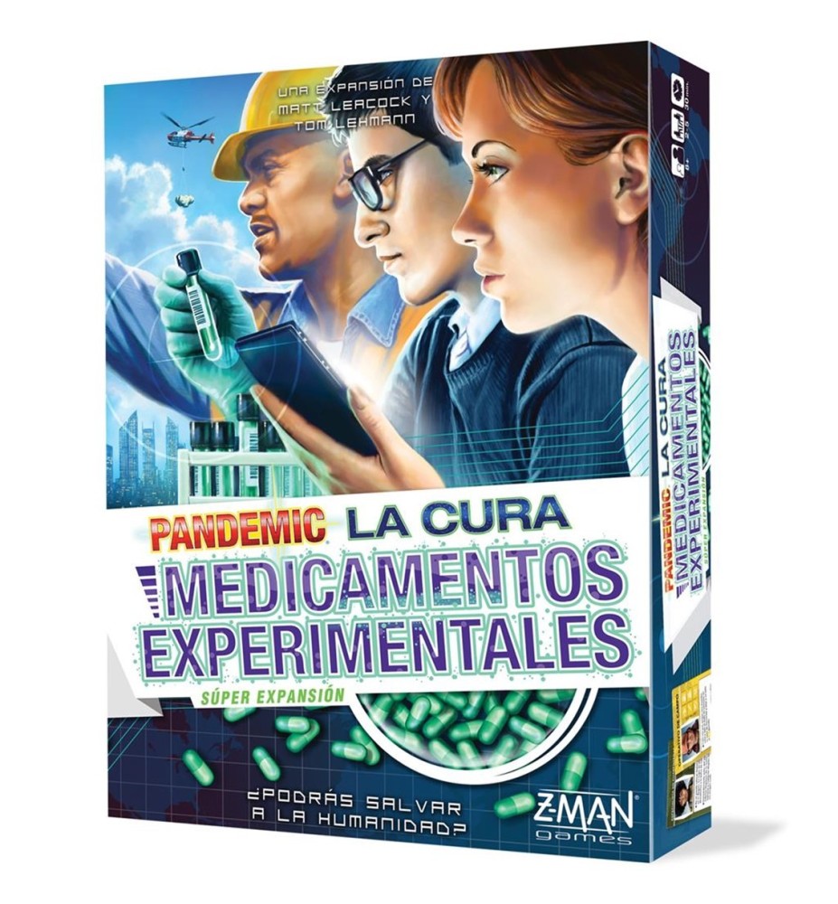 Juego De Mesa Pandemic La Cura Expansion Medicamentos Experimentales Pegi 8