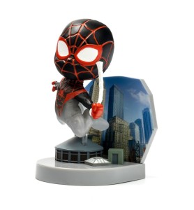 Figura Mini Diorama Superama The Loyal Subjects Spider Man (mini Morales) Con Efecto Camuflaje