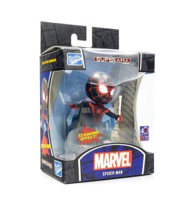 Figura Mini Diorama Superama The Loyal Subjects Spider Man (mini Morales) Con Efecto Camuflaje